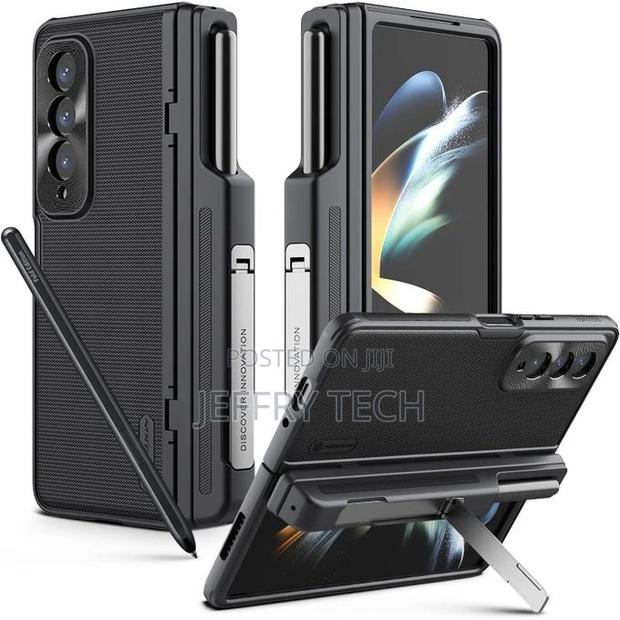 Nilkin for Samsung Galaxy Z Fold 4 Case With S Pen Holder