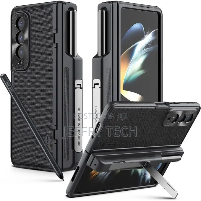 Nilkin for Samsung Galaxy Z Fold 4 Case With S Pen Holder