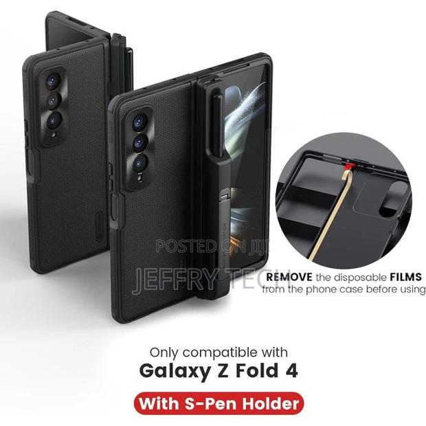 Nilkin for Samsung Galaxy Z Fold 4 Case With S Pen Holder - thumbnail 2