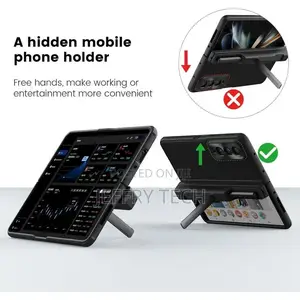 Nilkin for Samsung Galaxy Z Fold 4 Case With S Pen Holder