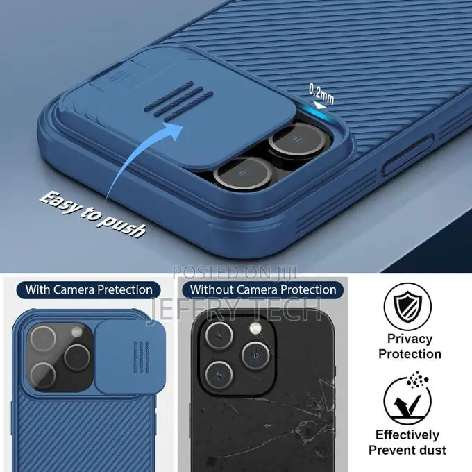 Nilkin Camshield Slide Camera Cover Case iPhone 14 Pro Max 5