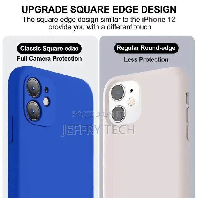 Generic Upgraded Silicone Case Cover for iPhone 12