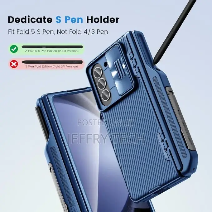 Samsung Galaxy Z Fold 5 5G With S Pen Holder Hinge Protect