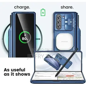 Samsung Galaxy Z Fold 5 5G With S Pen Holder Hinge Protect