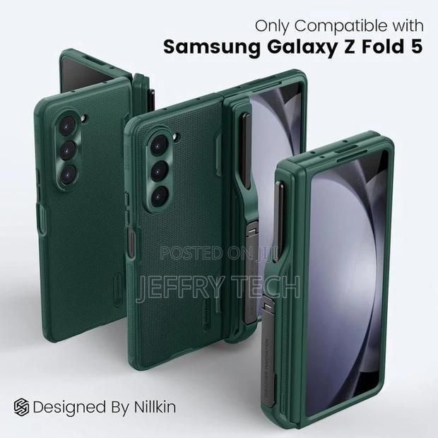 Nilkin for Samsung Galaxy Z Fold 5 Case With S Pen Holder (H