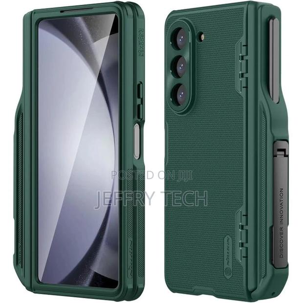 Nilkin for Samsung Galaxy Z Fold 5 Case With S Pen Holder (H - thumbnail 2