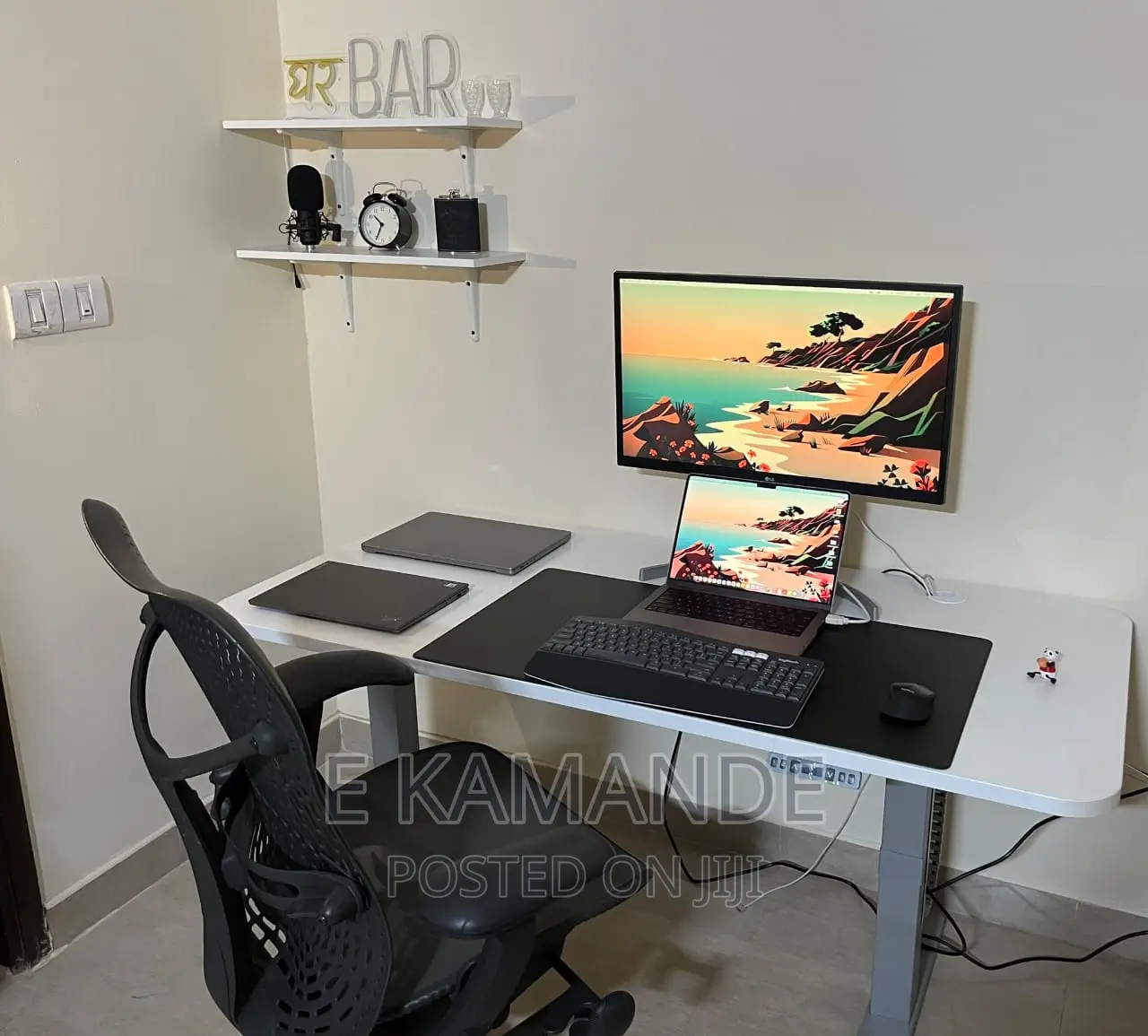 Office Ergonomic Electric Adjustable Standing Desk