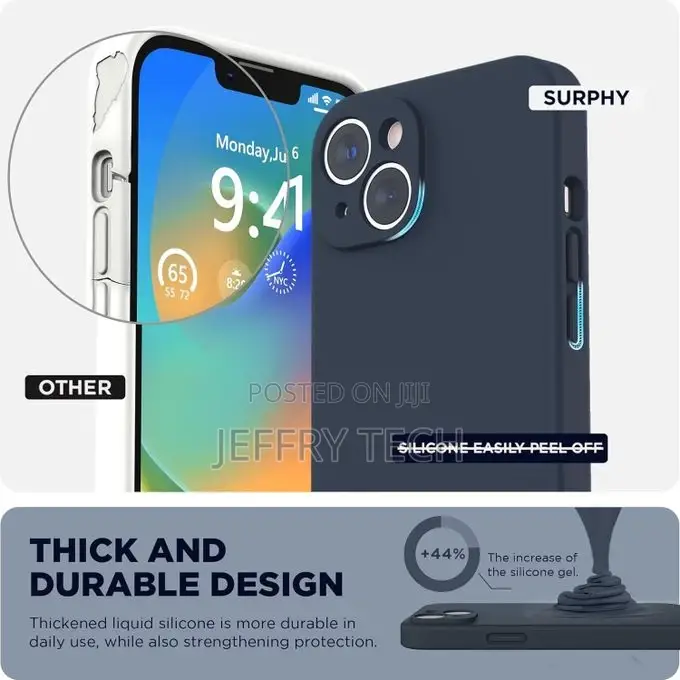 Case Designed for iPhone 14 Plus Case With 2 PCS Screen Pro