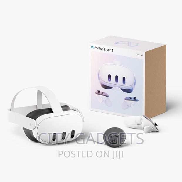Meta Quest 3 128GB— Breakthrough Mixed Reality — Powerful Pe