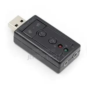 7.1 Extl USB Sound Card USB to Jack 3.5mm Headphone Digital