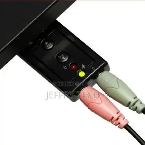 7.1 Extl USB Sound Card USB to Jack 3.5mm Headphone Digital