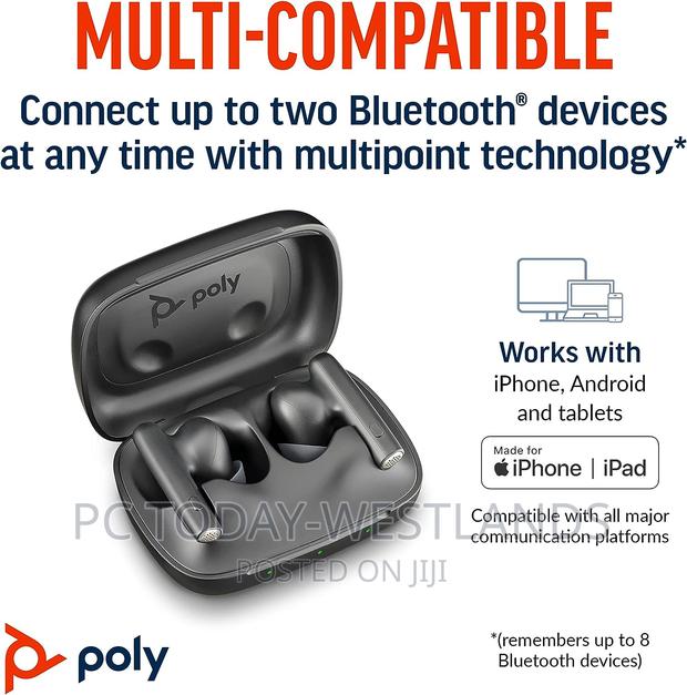 Poly Voyager Free 60 True Wireless Earbuds (Plantronics) - thumbnail 5