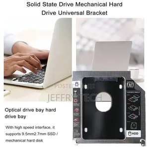 Hard Disk Drive Adapter HDD SSD SATA Bracket for 2.5-Inch SA