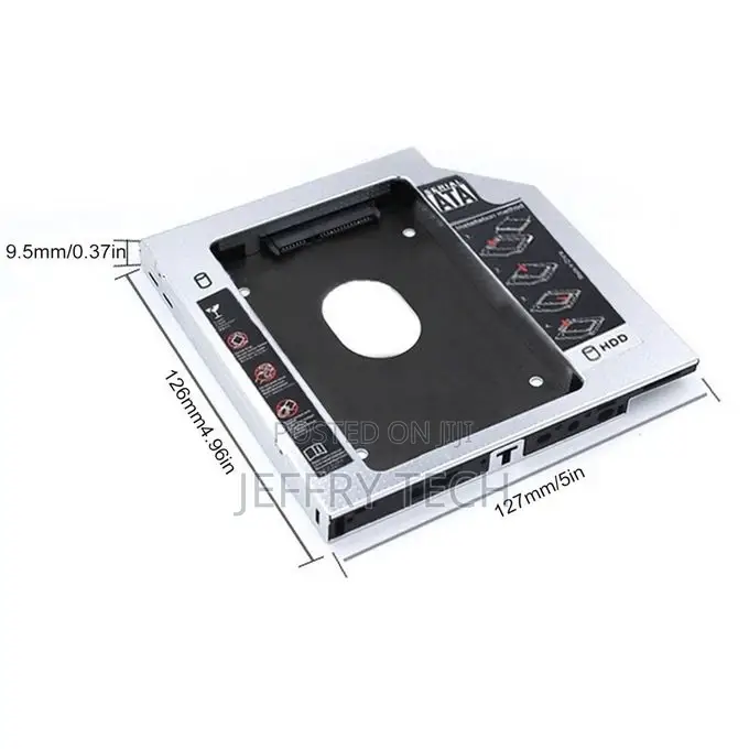 Hard Disk Drive Adapter HDD SSD SATA Bracket for 2.5-Inch SA