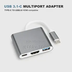 USB Type C Hub to Hdmi-Compatible USB 3.0 Port USB-C Powe