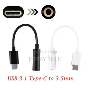 Type-C to 3.5mm Earphone Cable USB-C Male 3.5 Female Audio J