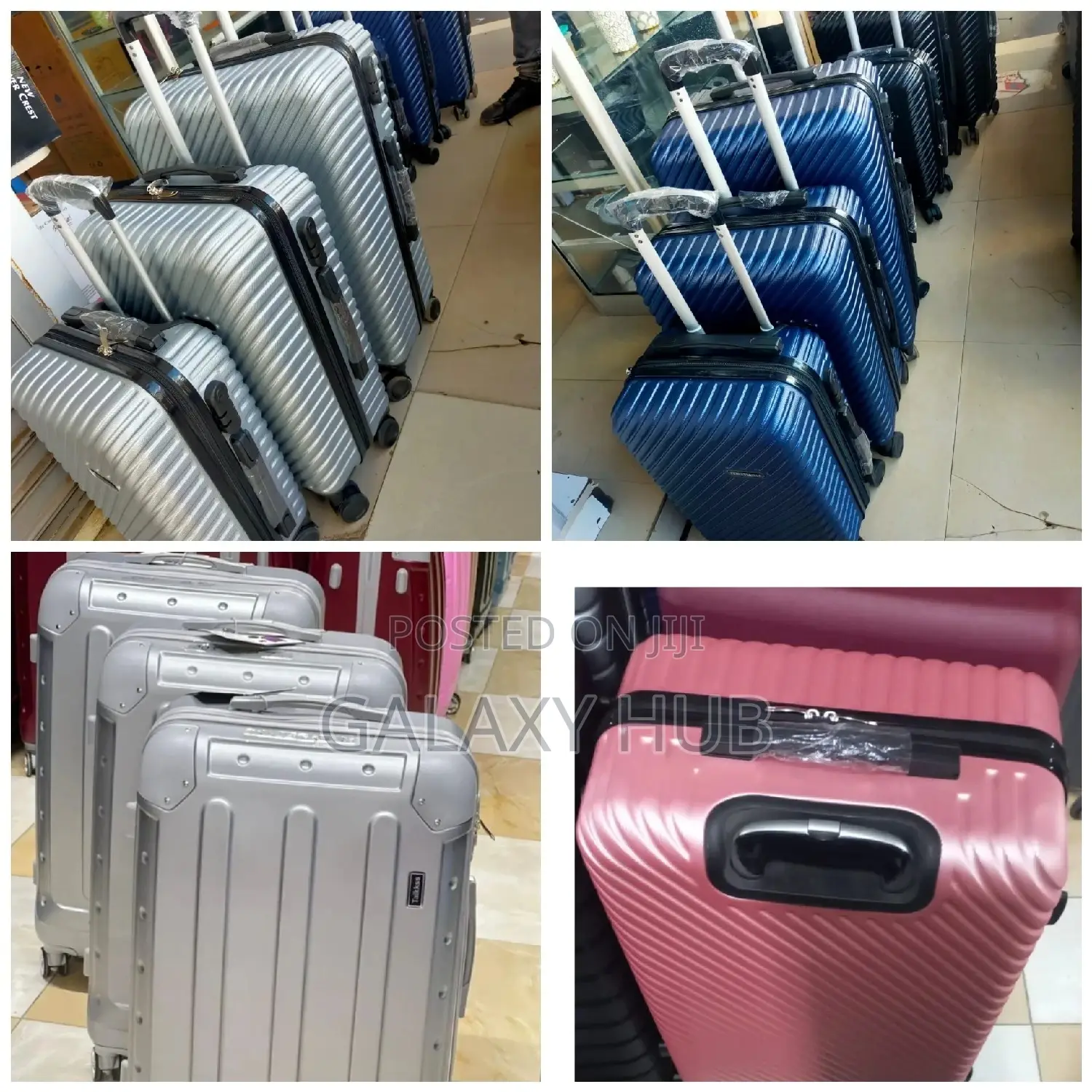 Classy 3 in 1 Fibre Suitcases