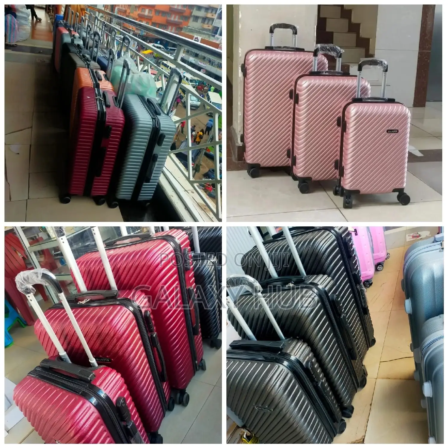 Classy 3 in 1 Fibre Suitcases