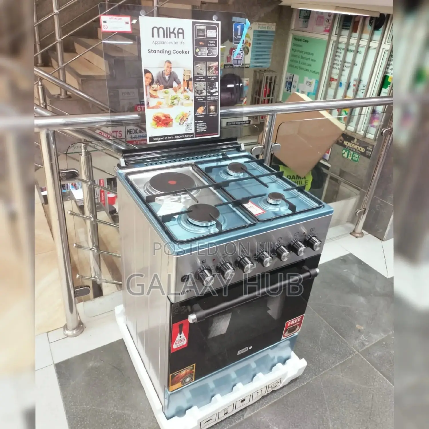 Haier 3gas + 1electric 60x60 With Electric Oven