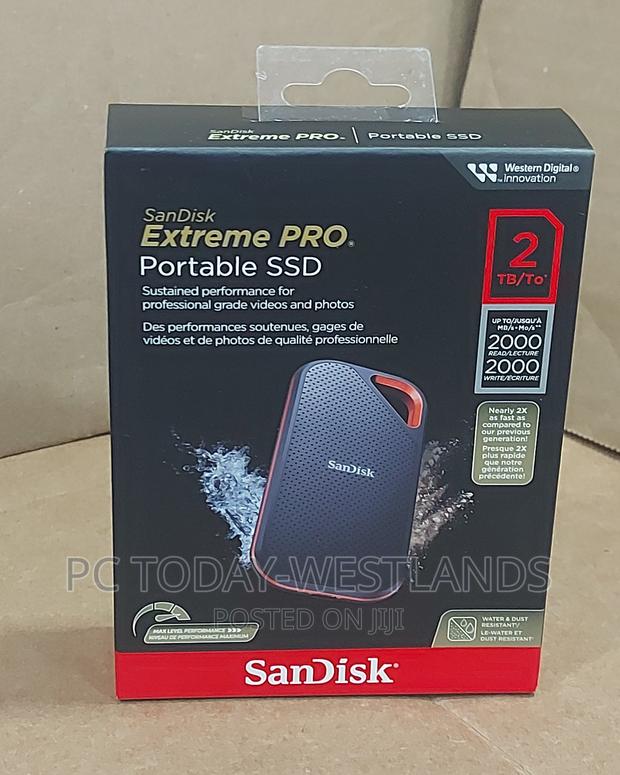 Sandisk 2tb Extreme Pro Portable SSD - Up to 2000mb/S Usb-C - thumbnail 3