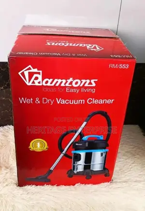 Vacuum Cleaner Ramtons Wet and Dry Vacuum Cleaner.