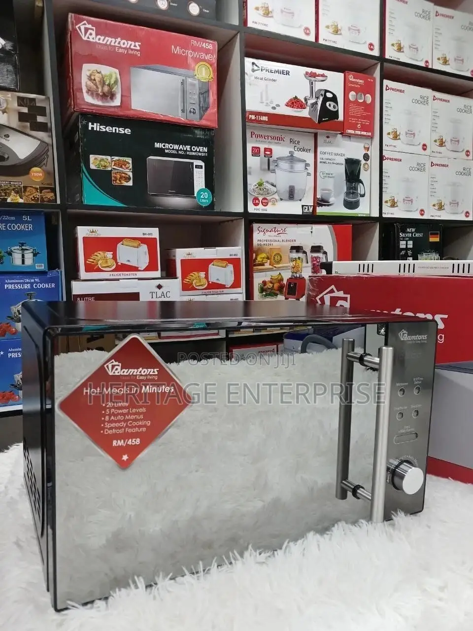 Microwave//Digital Microwave Glass Door.