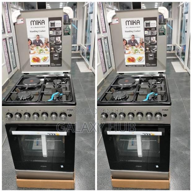 .Mika 3gas + 1 Electric Cooker 50 Cm by 60 Cm