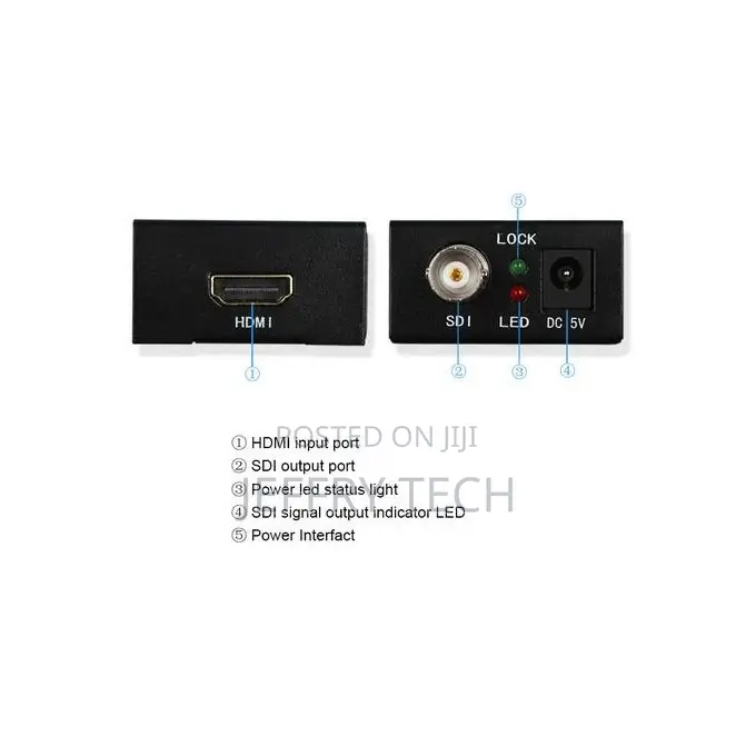 Generic 1080P HDMI to SDI Converter Adapter Coaxial Cable