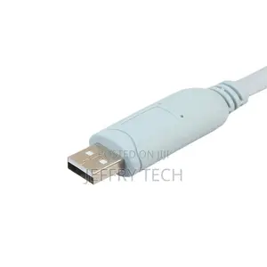 1pcs USB to RS232 RJ45 Serial Console Cable Line F
