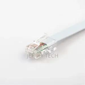 1pcs USB to RS232 RJ45 Serial Console Cable Line F