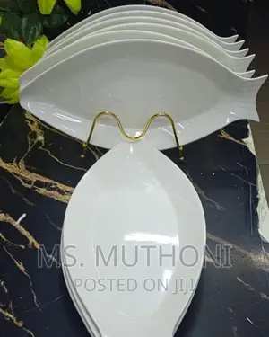6 Pieces Quality Melamine Fish Plate