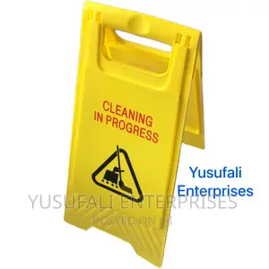 'cleaning In Progress' Warning/ Caution Sign. Wholesale.