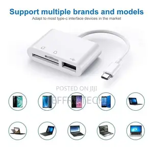 3 In1 Type-C SD TF Phone OTG Card Reader Adapter