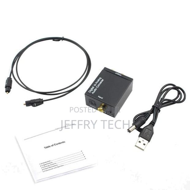 Optical Coaxial Toslink Digital to Analog Audio Converter Ad