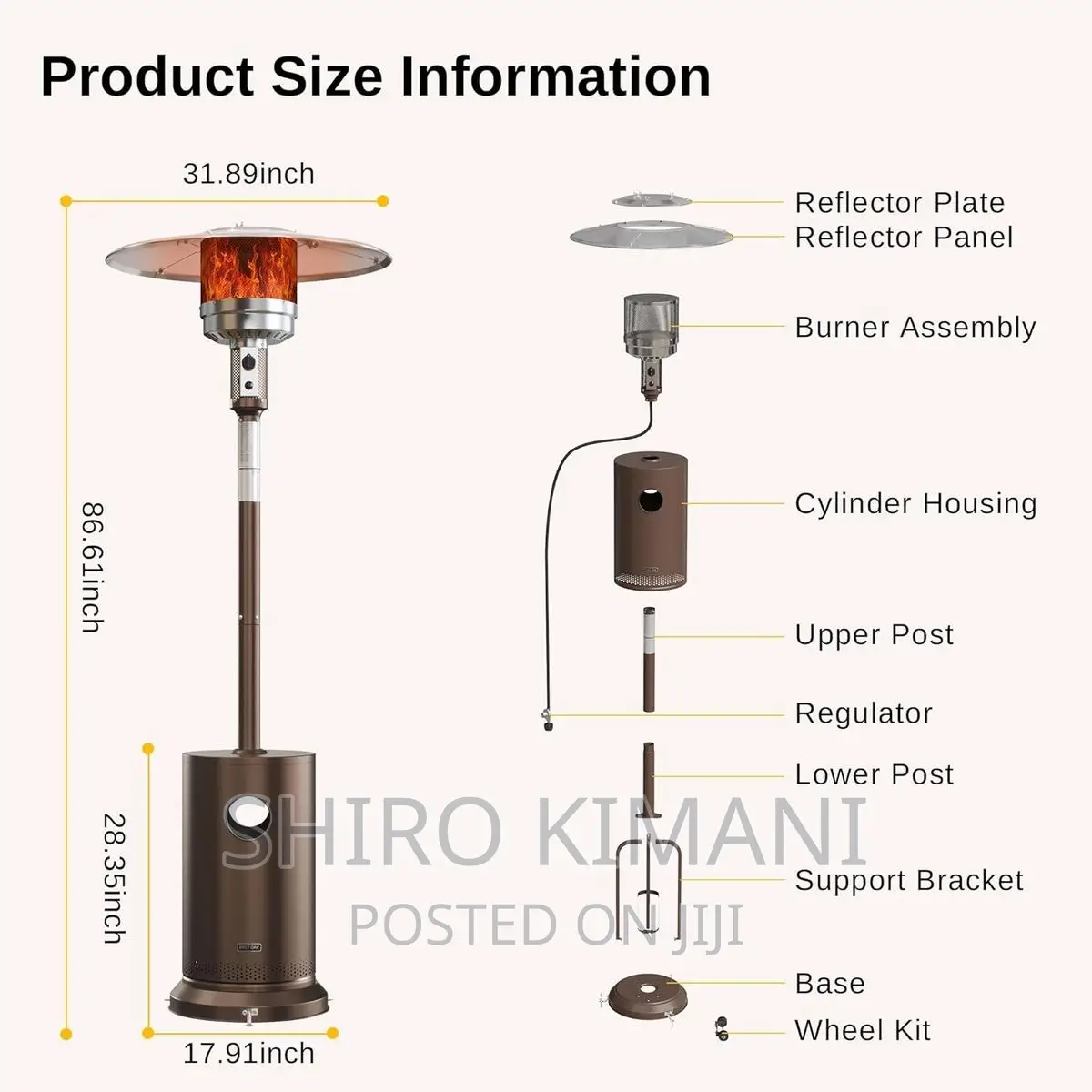 Patio Mushroom Heater