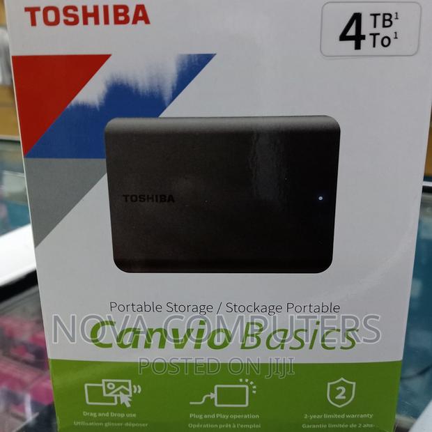 Toshiba 4TB External HDD - main view