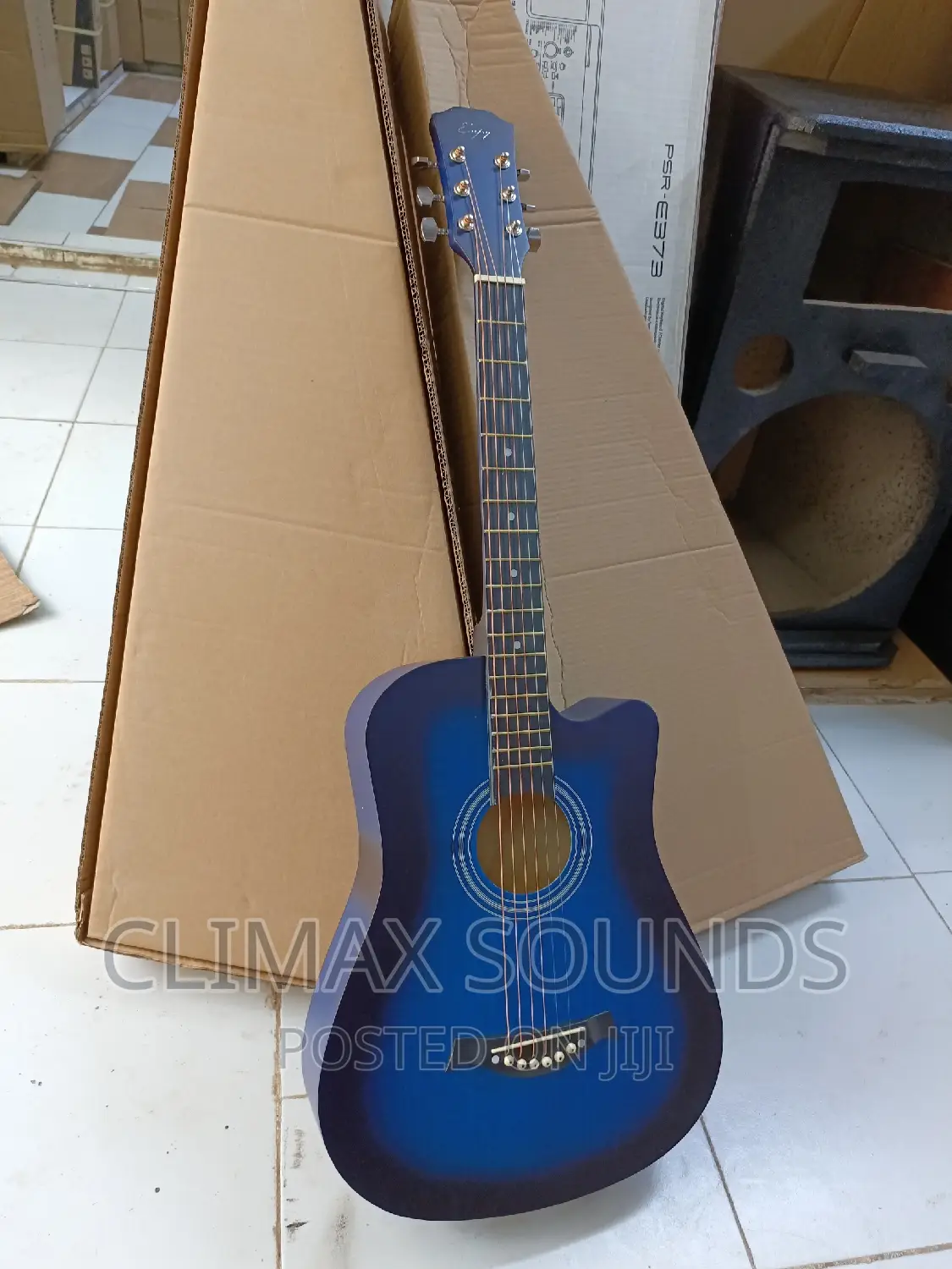 Acoustic Guitar Blue Enjoy