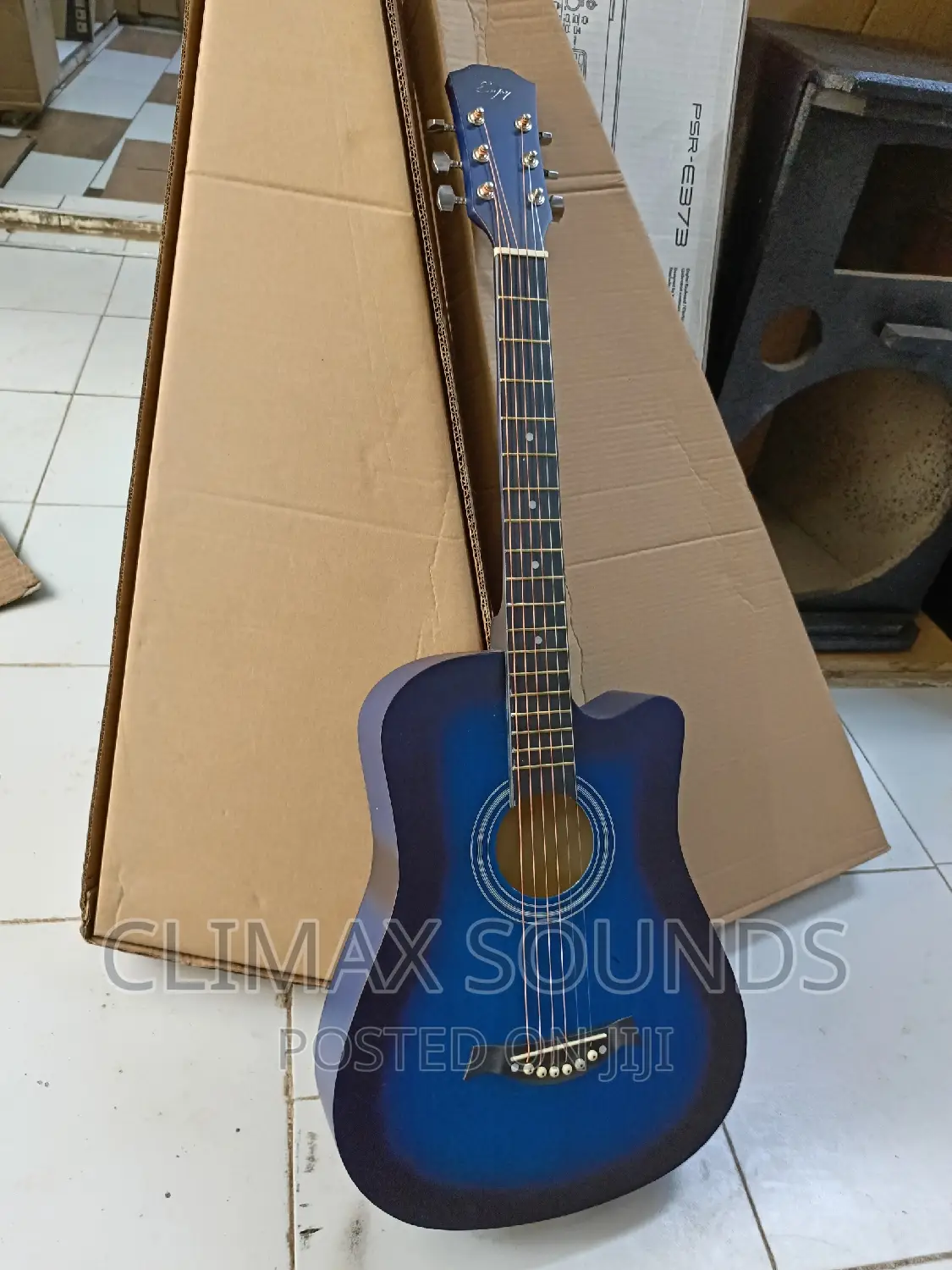 Acoustic Guitar Blue Enjoy