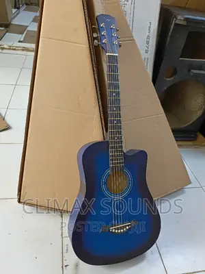 Acoustic Guitar Blue Enjoy