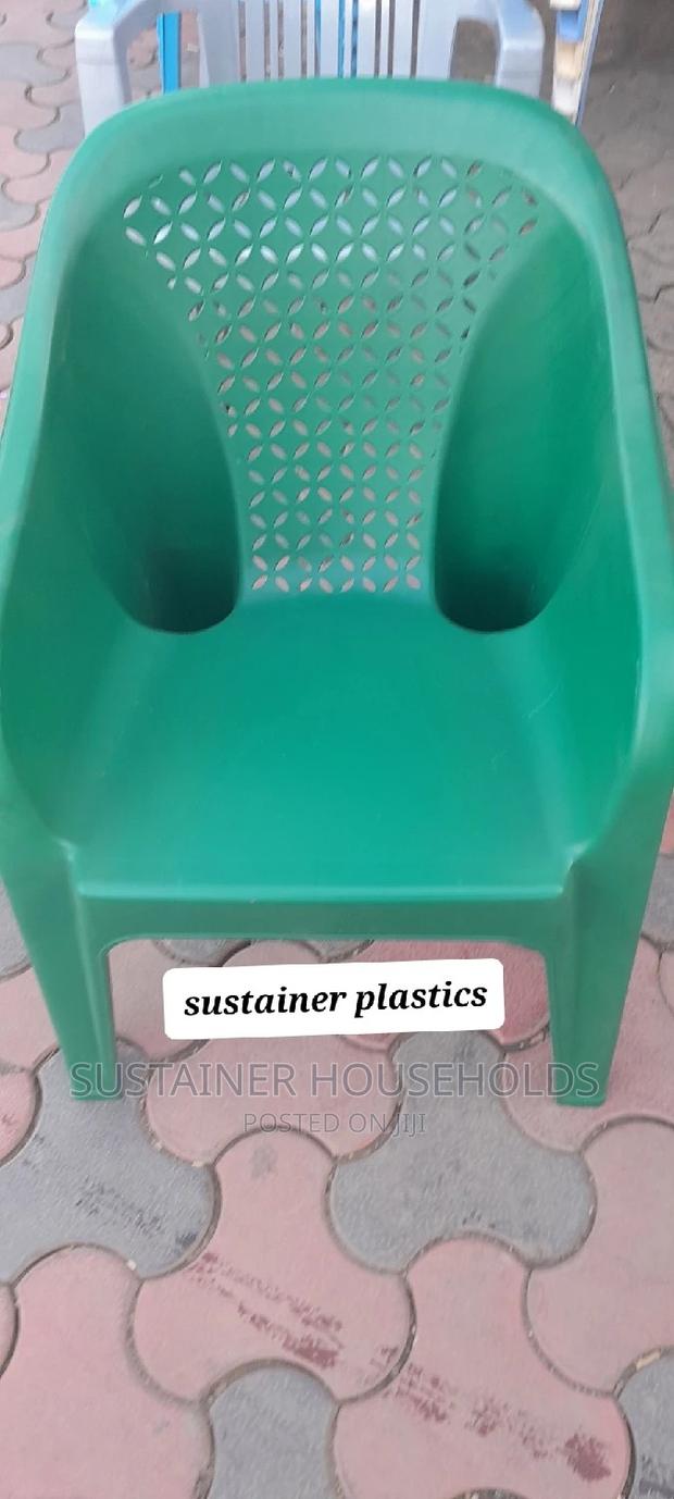 Dark Green Skyplast Plastic Chairs