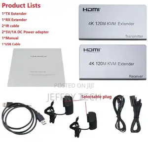  120M HDMI KVM USB Extender Over Rj45 Ethernet Cat5e/6 Tra