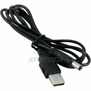 USB to DC 5.5mm X 2.1mm Plug DC Power Supply Socket Cable Co