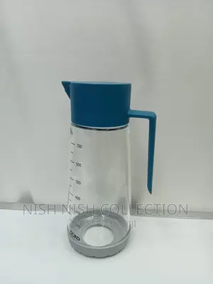 High Borosilicate Glass Oil Jar With Silicon Bottom Holder