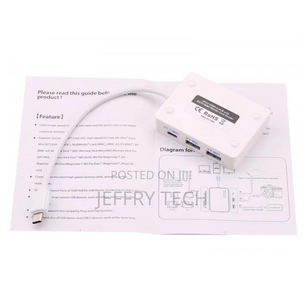 USB-C / Type-C USB 3.0 Hub With Card Reader for Phone, Table - thumbnail 8