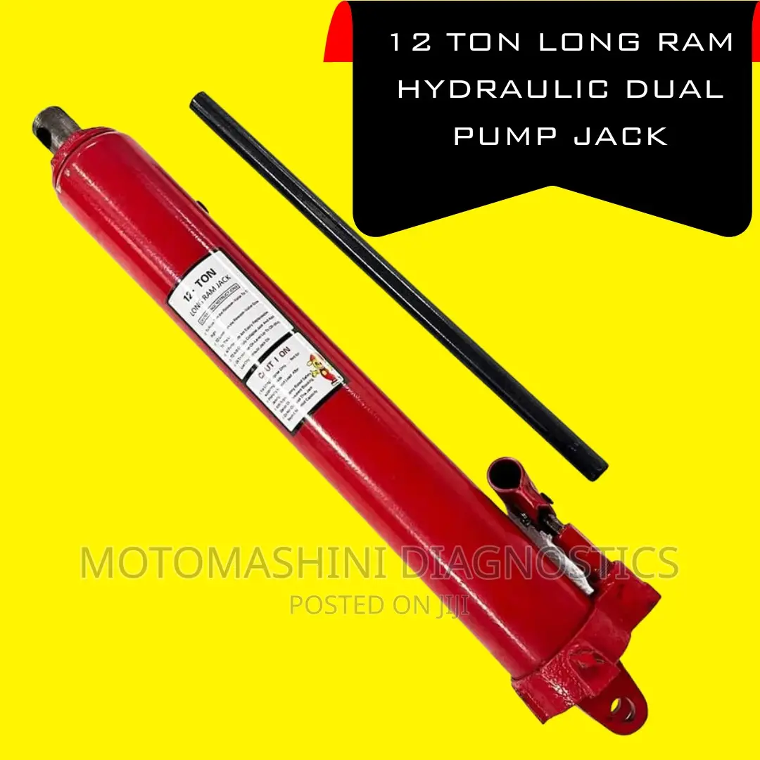 Heavy Duty 12 Ton Long Ram Hydraulic Jack Double Pump Lift in Nairobi