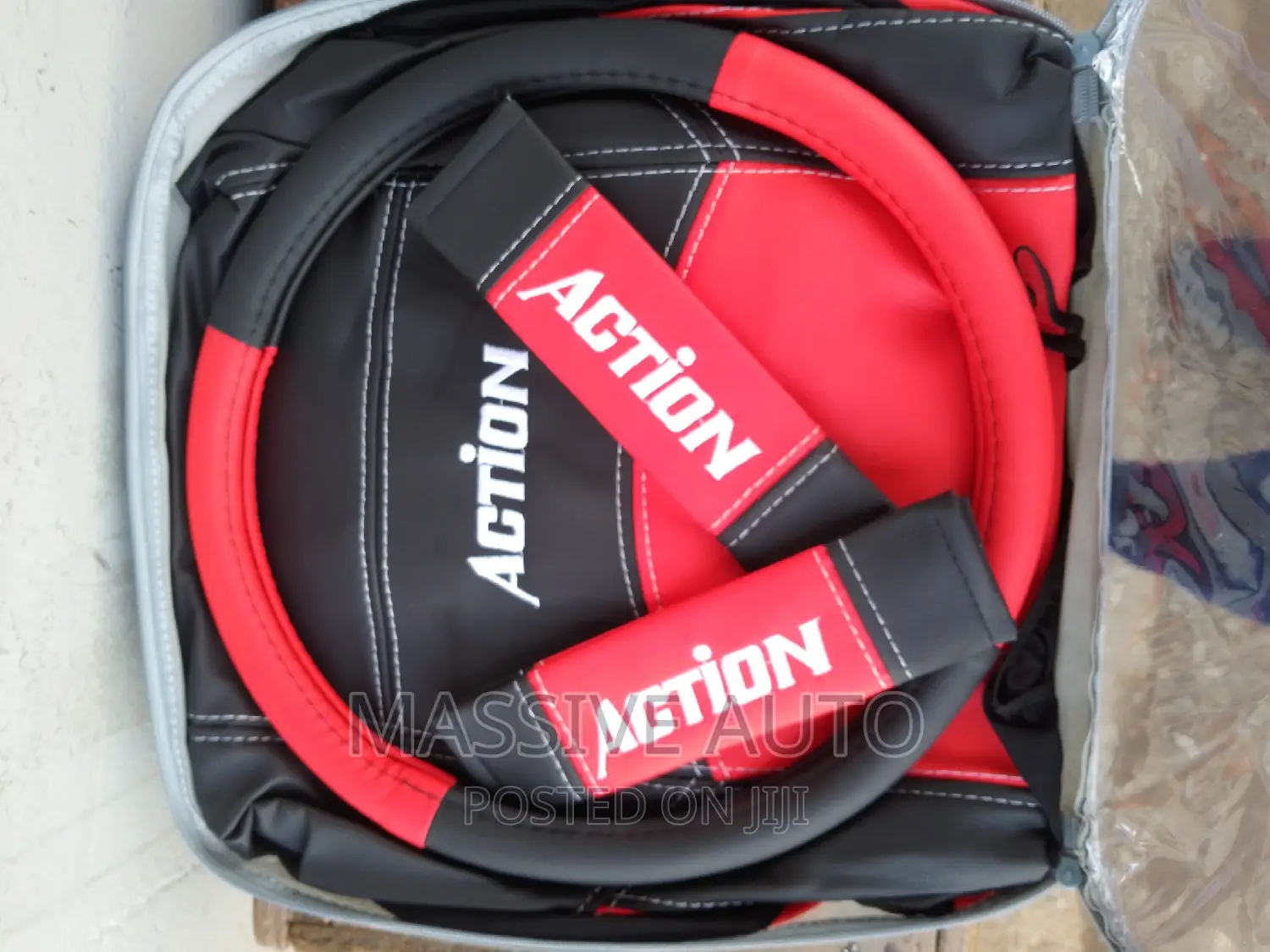 Buy Online Red Black Action Seats Covers/ Car Seat Covers in Nairobi Central Vehicle Parts