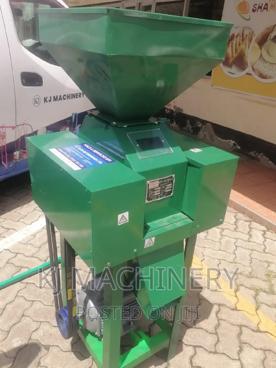 Maize Crusher Mill for Roller Mill With 5hp Motor