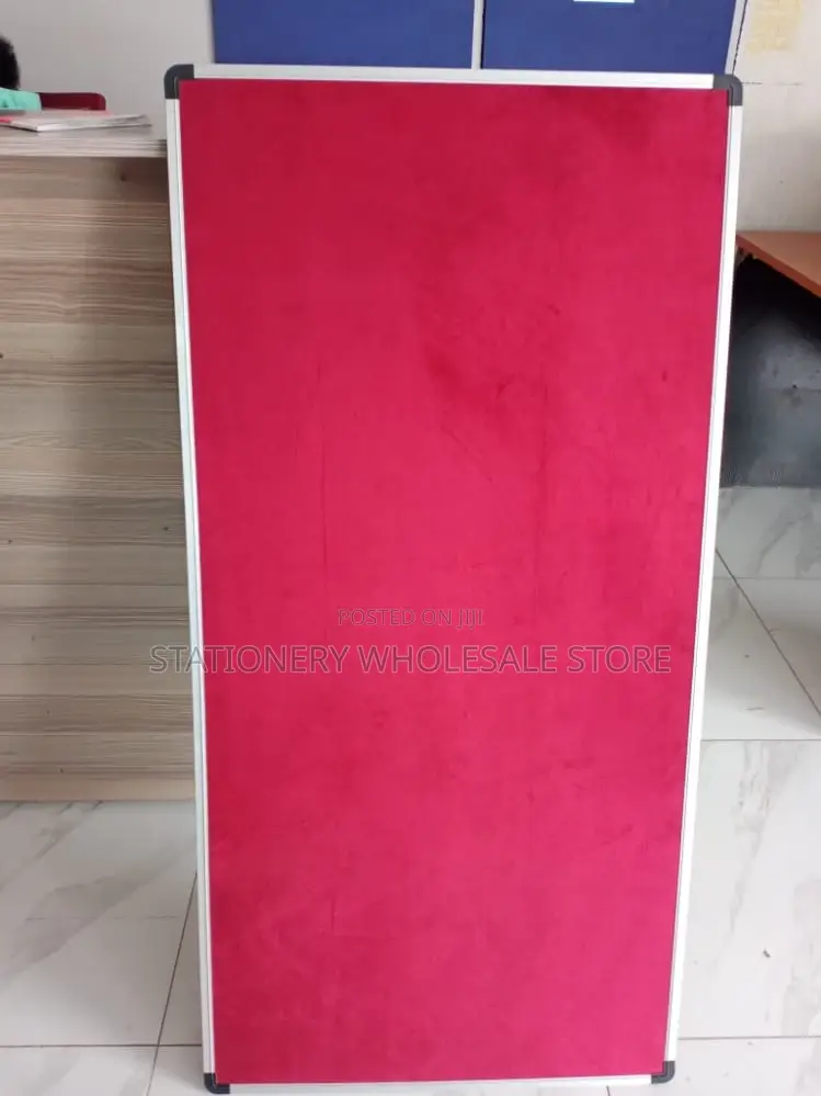 Notice Board 0.9m by 1.5m Red