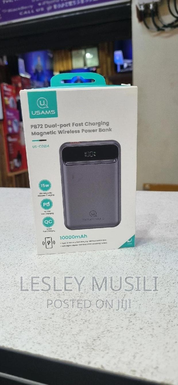USAMS US-CD214 Magnetic Wireless Chargingpower Bank 10000mah