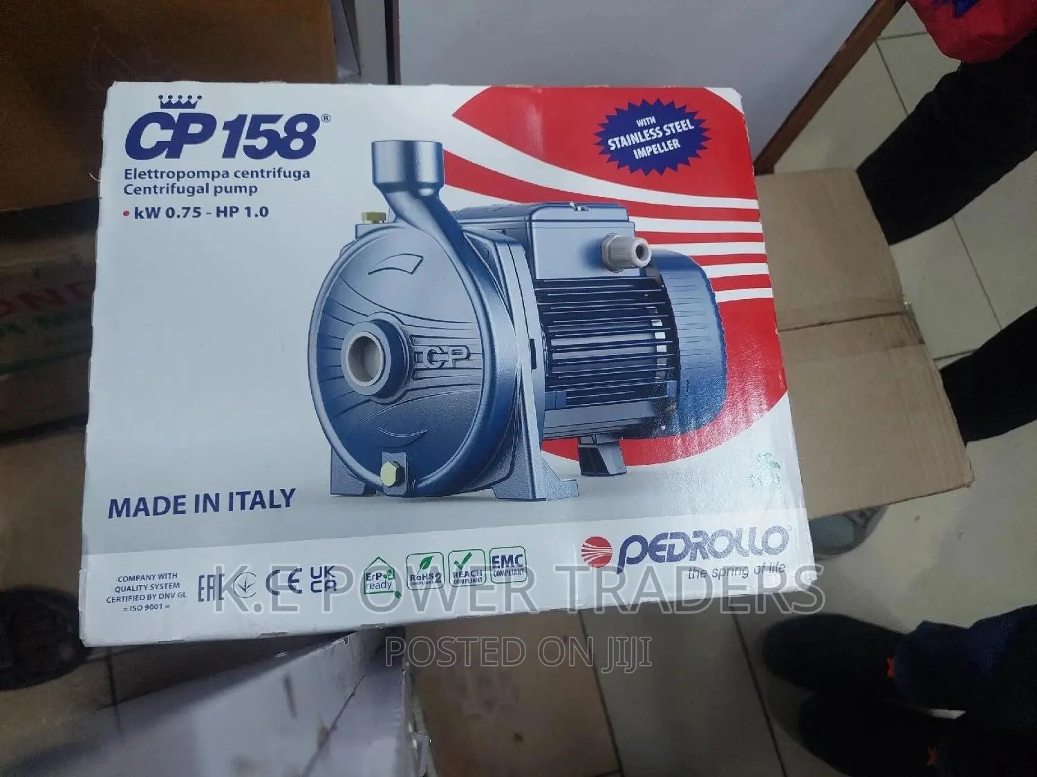 Original Pedrollo 1hp Booster Pump